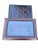 Vintage Custom Postmodern Geometric Accent Table With Plexiglass Display Shelf For Sale - Image 11 of 11