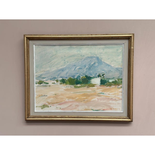 Ib Tollberg, Coastal Landscape, 1960s, Oil Painting on Canvas, Framed For Sale - Image 9 of 18