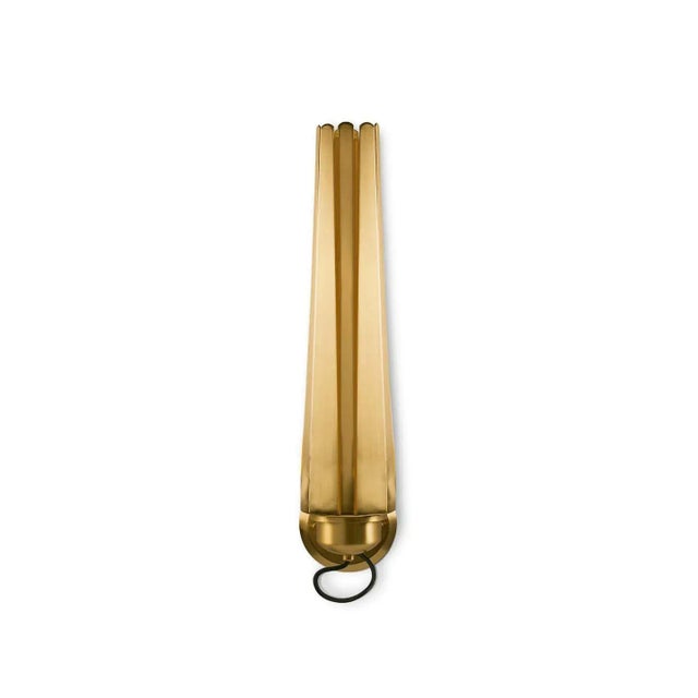 Sconce In Matte Brass For Sale - Image 4 of 6