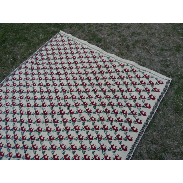 Textile Vintage Turkish Kilim Rug 5'10" X 8' For Sale - Image 7 of 13