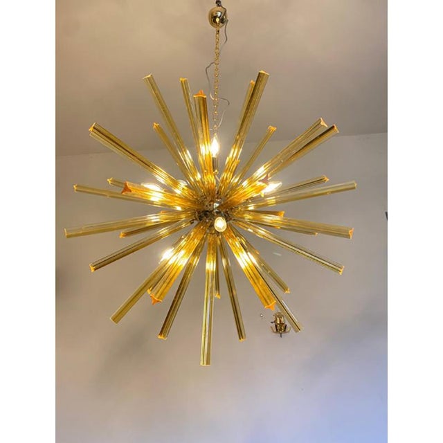 Sputnik Chandelier in Murano Glass Style by Simoeng For Sale - Image 4 of 11