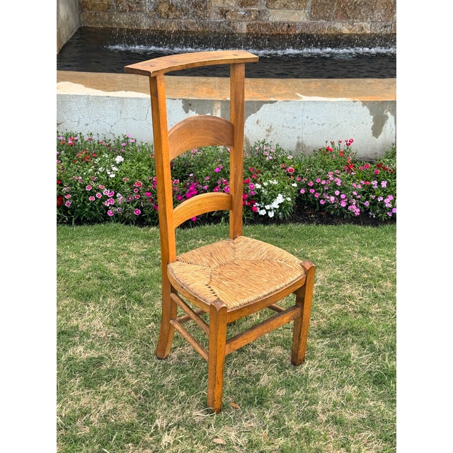French 19th-Century French Prie-Dieu or Prayer Chair - Accent Chair or Clothing Valet Use For Sale - Image 3 of 6