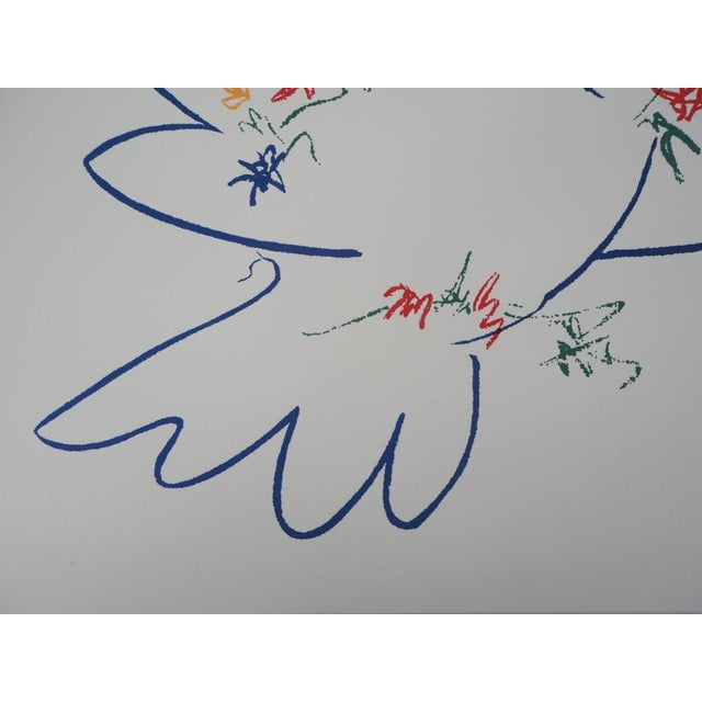 Pablo Picasso, La colombe aux rameaux de fleurs, Lithograph For Sale - Image 5 of 8