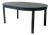 Bjursta Extendable Dining Table in Black-Brown from Ikea For Sale