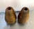 Mid-Century Modern 1960s Danish Modern Teak Egg Candle Holders For Sale - Image 3 of 3