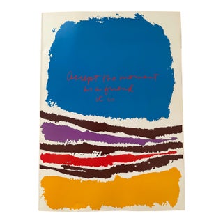 Corita Kent (Sister Mary Corita) 1918-1986 Accept the Moment Original Print For Sale