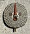 Late 20th Century Vintage Tribal Geometric Painted Wood Shield For Sale - Image 5 of 15