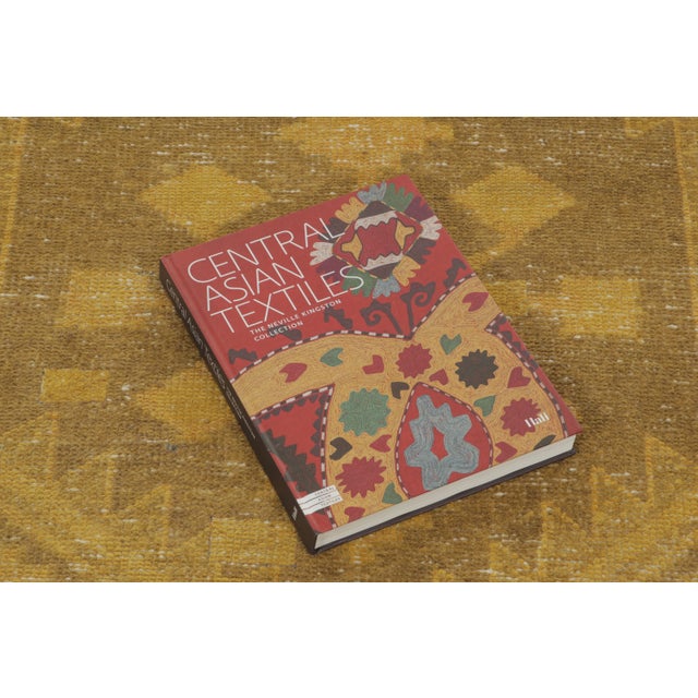 Goldenrod Vintage Turkish Runner With Golden Hexagonal Medallion Design - Rug & Kilim For Sale - Image 8 of 8