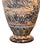 Blue Antique Royal Doulton Lambeth Stoneware Hanna Barlow Incised Donkey Vase For Sale - Image 8 of 17