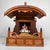 Japanese Wooden Shrine of Kamidana with Monk, 1950s, Set of 2 For Sale - Image 16 of 16