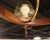 Mid 20th Century Brass & Walnut Danish Modern Five-Light Champagne Glass Shades Chandelier For Sale - Image 5 of 10