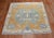 Ivory Vintage Square Turkish Konya Rug - 6'5" x 6'10" For Sale - Image 8 of 8