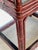 Antique Qing Dynasty Chinoiserie Fretwork Bamboo Rose Chairs a-Pair For Sale - Image 16 of 17