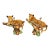 Lynn Chase for Gump's Limited Jaguar in Tree Figurines, Set of Two For Sale