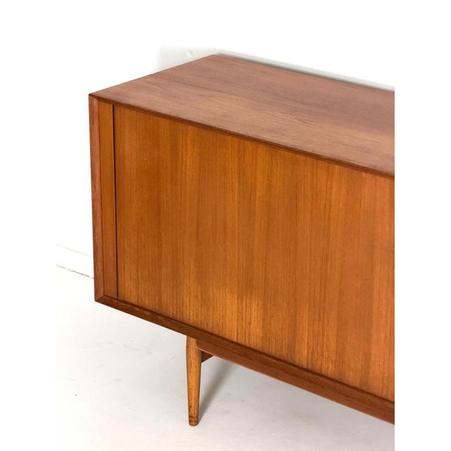 Teak Tambour Door Sideboard by Arne Vodder for Sibast Møbler, Denmark, 1960s For Sale - Image 9 of 15