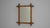 Wood 19th Century France Tan Wood Mirror For Sale - Image 7 of 8