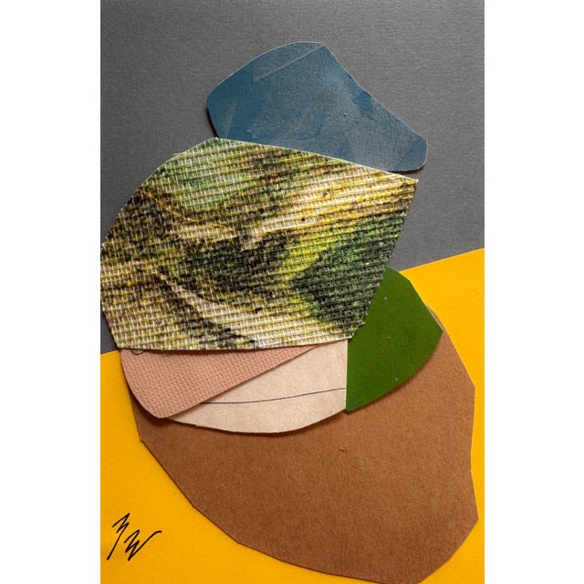 "Superbloom 8" Original Mixed-Media Collage on Paper by Zac Woodiel For Sale - Image 4 of 9