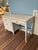 Thomasville Vintage French Country Cottage Style White Writing Desk For Sale - Image 4 of 6