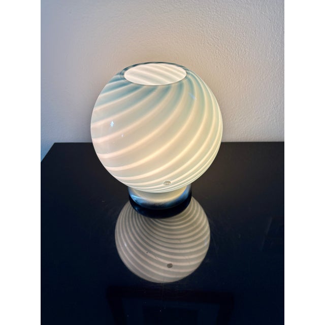 Acquarius 20 Table Lamp in Swirl Glass Rigadin Murano Glass from La Murrina, 1990s For Sale - Image 9 of 13