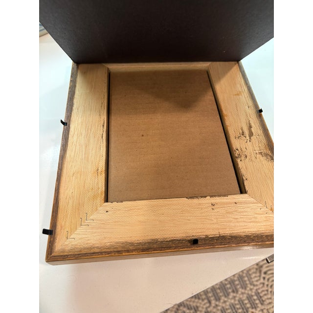 Chinoiserie Vintage Faux Gilt Bamboo Picture Frame 5 X7 For Sale - Image 3 of 13