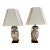 Pair of Frederick Cooper Hand-Painted Porcelain Urn Table Lamps, C. 1970s For Sale