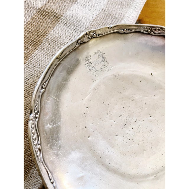 A beautiful and rarely seen antique Victorian era silver plated footed serving dish from The Waldorf hotel! The original...