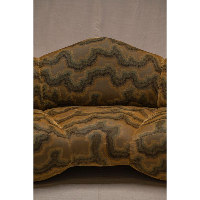 Exceptional and highly sculptural vintage 'Mumba' sofa by German furniture manufacturer Bretz, distinguished by its...