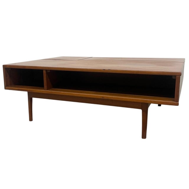 This coffee table was designed by Kipp Stewart for Drexel as part of the highly regarded Declaration collection, produced...