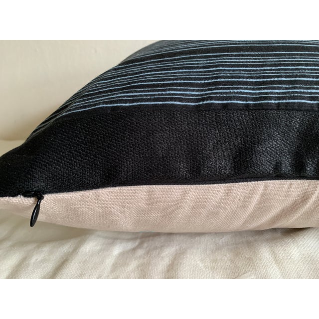 Contemporary Japanese Yukata Summer Kimono Cotton Pillowcase For Sale - Image 3 of 3