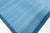 Mid 20th Century Doris Leslie Blau Vintage Indian Dhurrie Blue Rug For Sale - Image 5 of 8