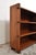 Vintage Walnut Bookcase with Curve, 1930s For Sale - Image 9 of 13