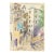 1940s Grace Spongberg Italian Street Drawing For Sale