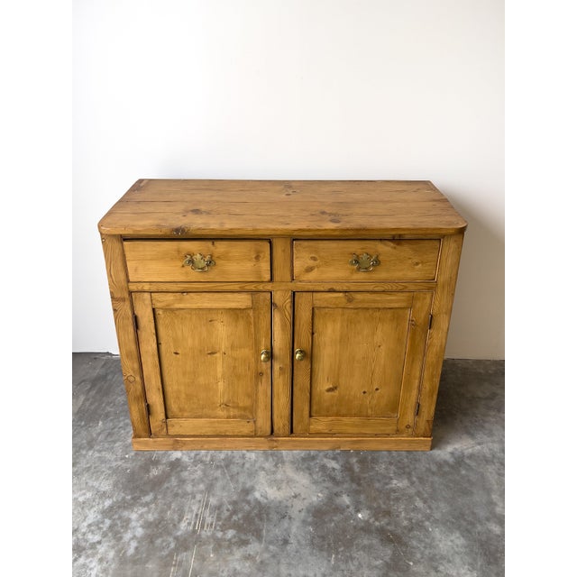 Antique English Pine School Cupboard For Sale - Image 11 of 11