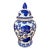 Chinoiserie Blue and White Porcelain Ginger Jar For Sale