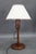 Wood Vintage Oak Table Lamp, 1960s For Sale - Image 7 of 18