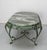 Metal French Green Oval Marble Top & Wrought Iron Coffee Table, 1960 For Sale - Image 7 of 17