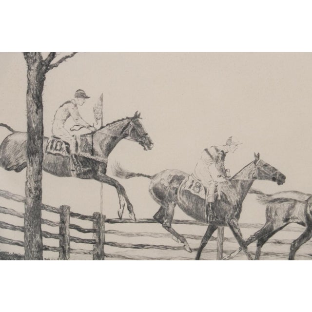 "New Jersey Hunt Cup" C1930 Drypoint by Paul Brown For Sale - Image 10 of 15
