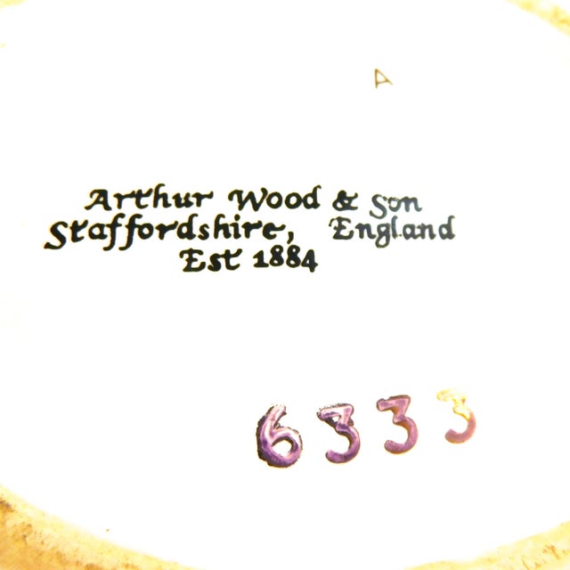 1940s 1940s Arthur Wood Floral Teapot For Sale - Image 5 of 5