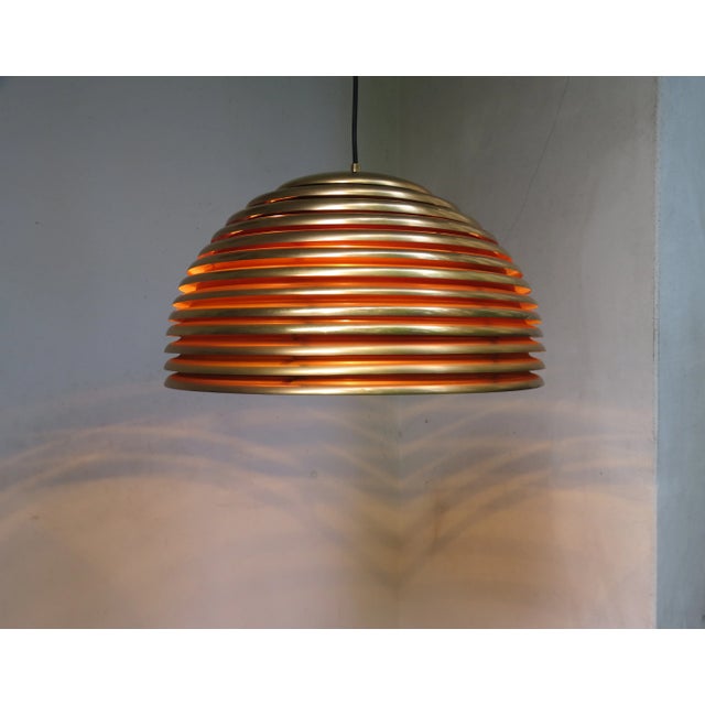 5639/S Saturno Gold-Plated Pendant Light by Kazuo Motozawa for Staff, 1970s For Sale - Image 6 of 13