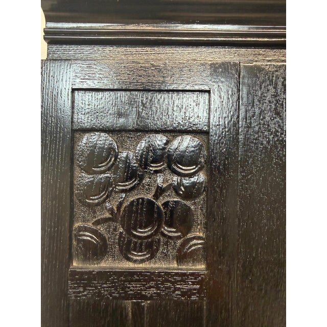 Glass and Wood Mirror, 1910, in Restored conditions. Designed 1890 to 1919