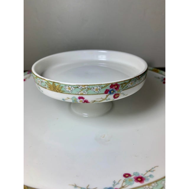 What a fabulous find! Finally, your macaroons found their perfect match! Two- tier Limoges porcelain server with stunning...