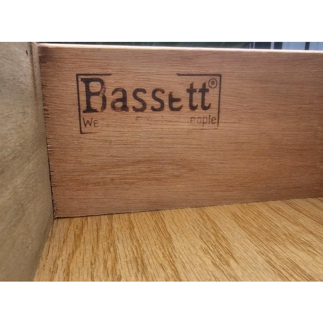 Wood 1971 Bassett Chippendale Walnut Lingerie Chest – Tall 6‑Drawer Vintage Chest For Sale - Image 7 of 18