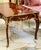 French French Style Wooden Coffee Table – Copper Finish With Bronze Accents For Sale - Image 3 of 6