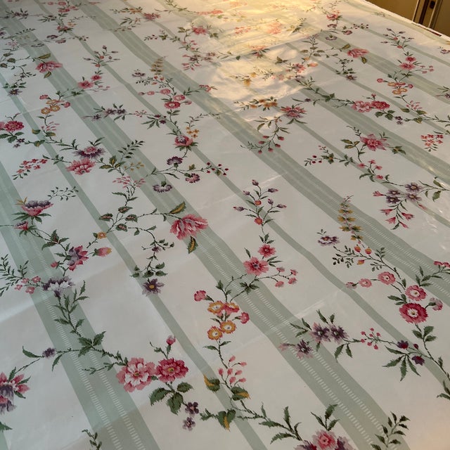 1990s Scalamandre Glazed Chintz Fabric. Historic Charleston Pattern. For Sale - Image 10 of 12