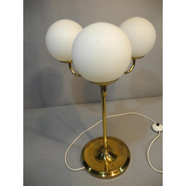 Mid-Century Modern Mid-Century Modern Brass Sputnik Spherical Table Lamp, 1960s For Sale - Image 3 of 18
