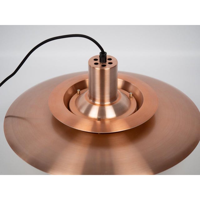 Metal Vintage Danish Hanging Lamp, 1980s For Sale - Image 7 of 11