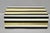 Modern Black, White & Gold Bone & Brass Inlay Covered Jewelry Trinket Box by Current Home. Circa Late 20th Century....
