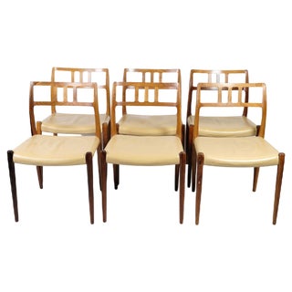 Rosewood Model 79 Dining Chairs by Niels O. Møller, 1960, Set of 6 For Sale