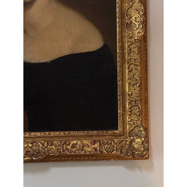 Early 19th Century Portrait of an Elegant Woman For Sale - Image 4 of 6