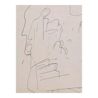 Charles Dufresne, Figures, Original Drawing, Early 20th-Century For Sale